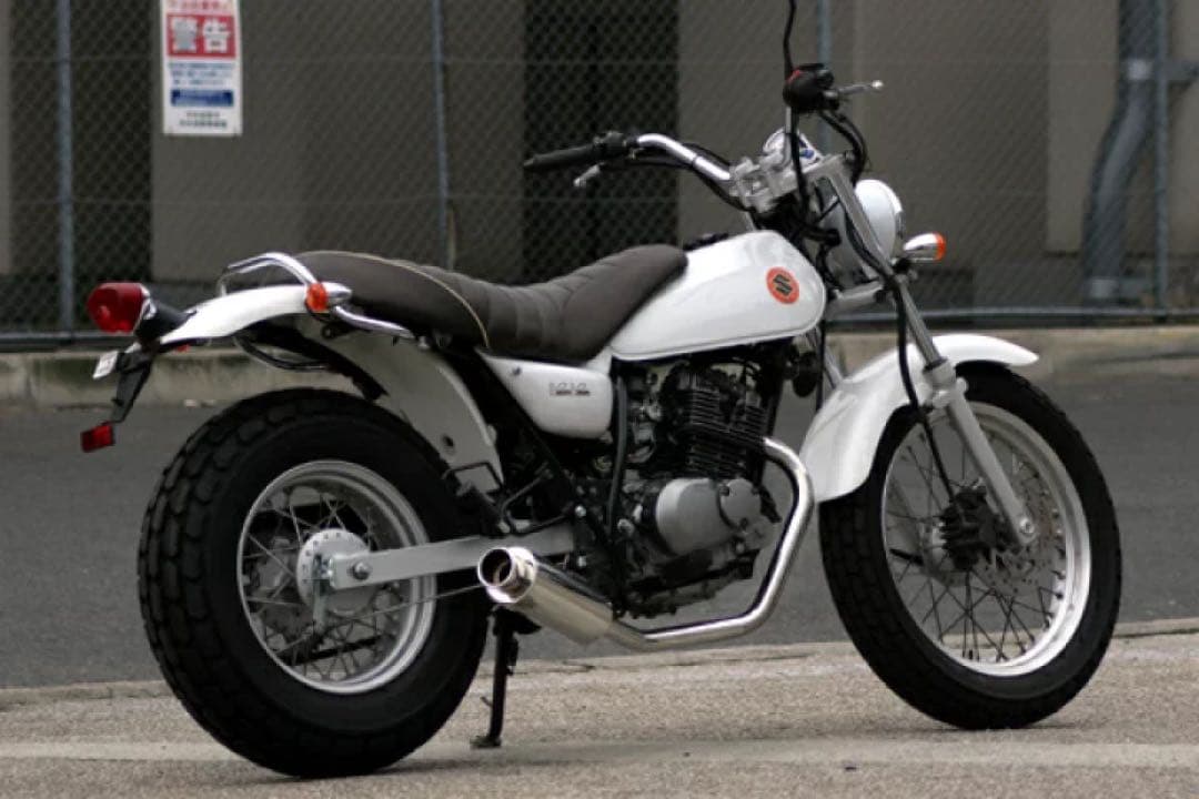 新品　HMS スズキ バンバン200 100φ砲弾マフラー