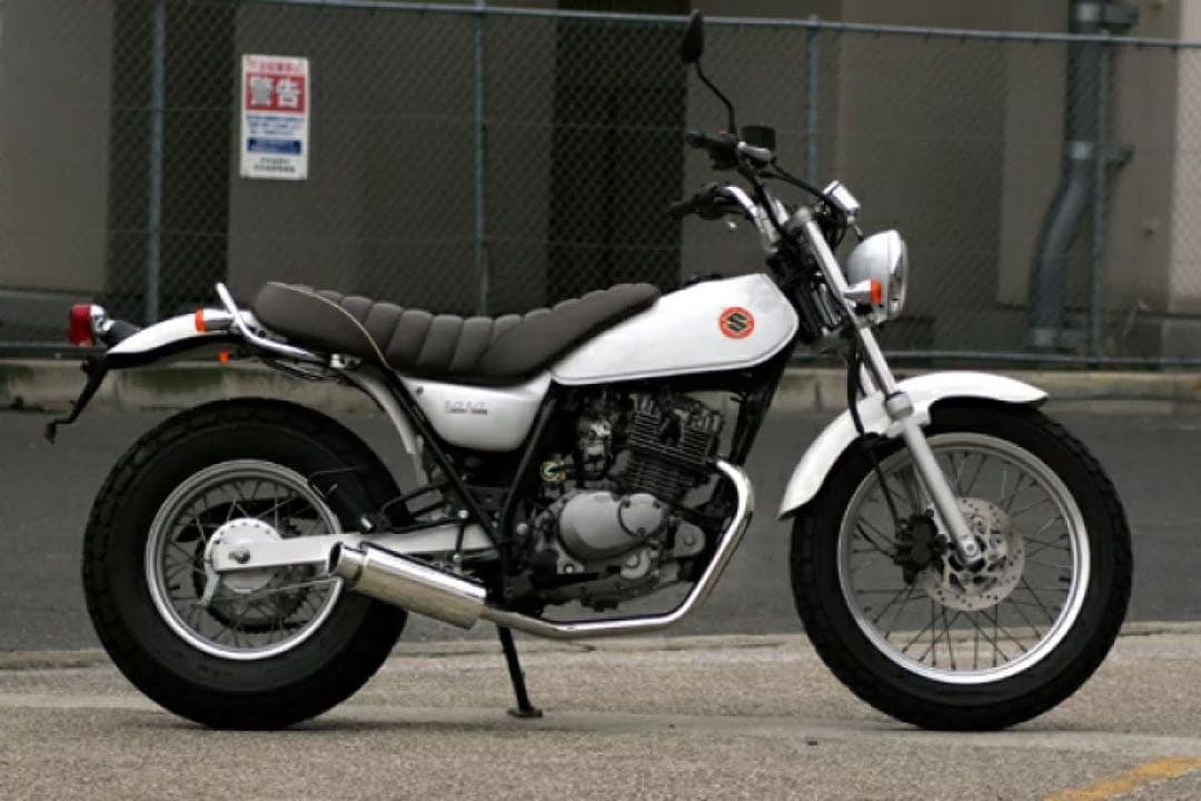 新品　HMS スズキ バンバン200 100φ砲弾マフラー