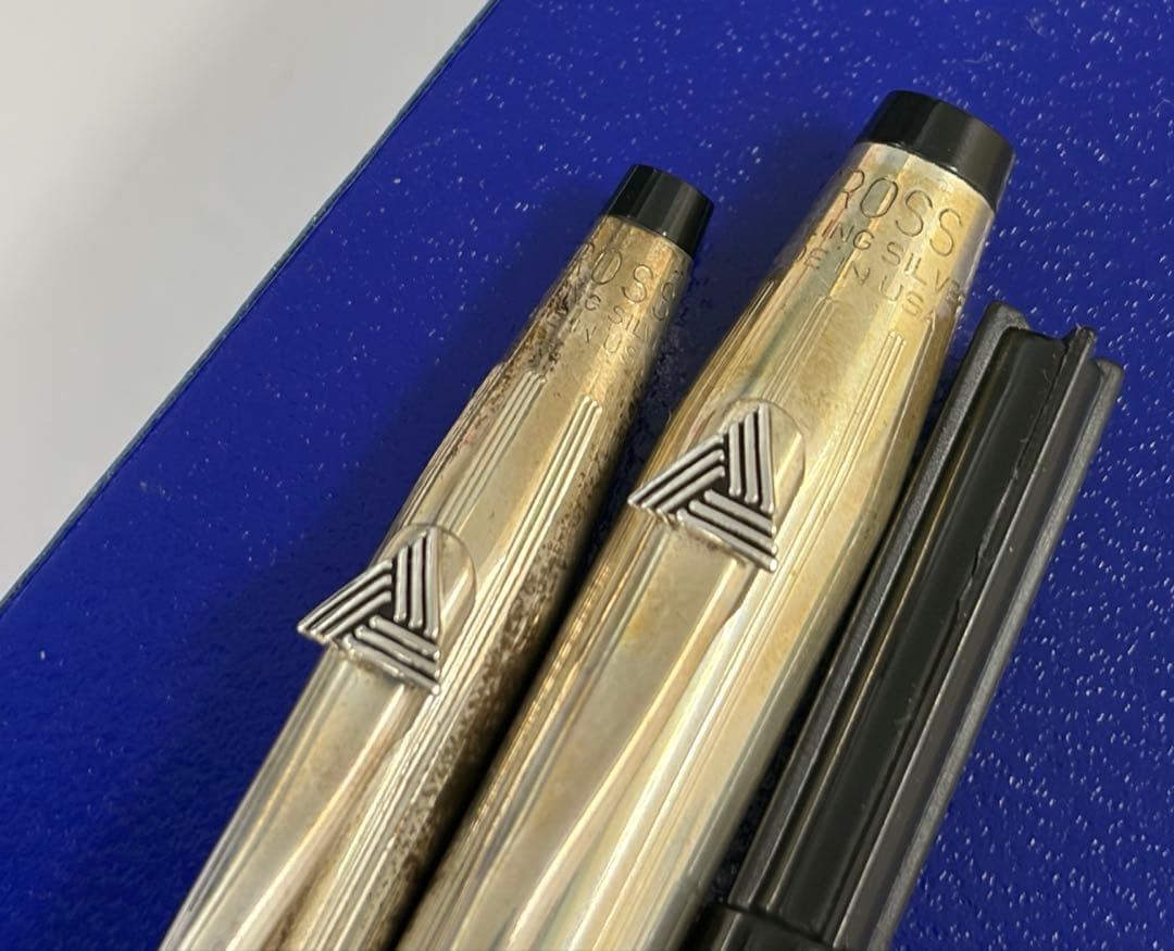 k*h様 CROSS スターリングシルバー　筆記具２本まとめ　クロス