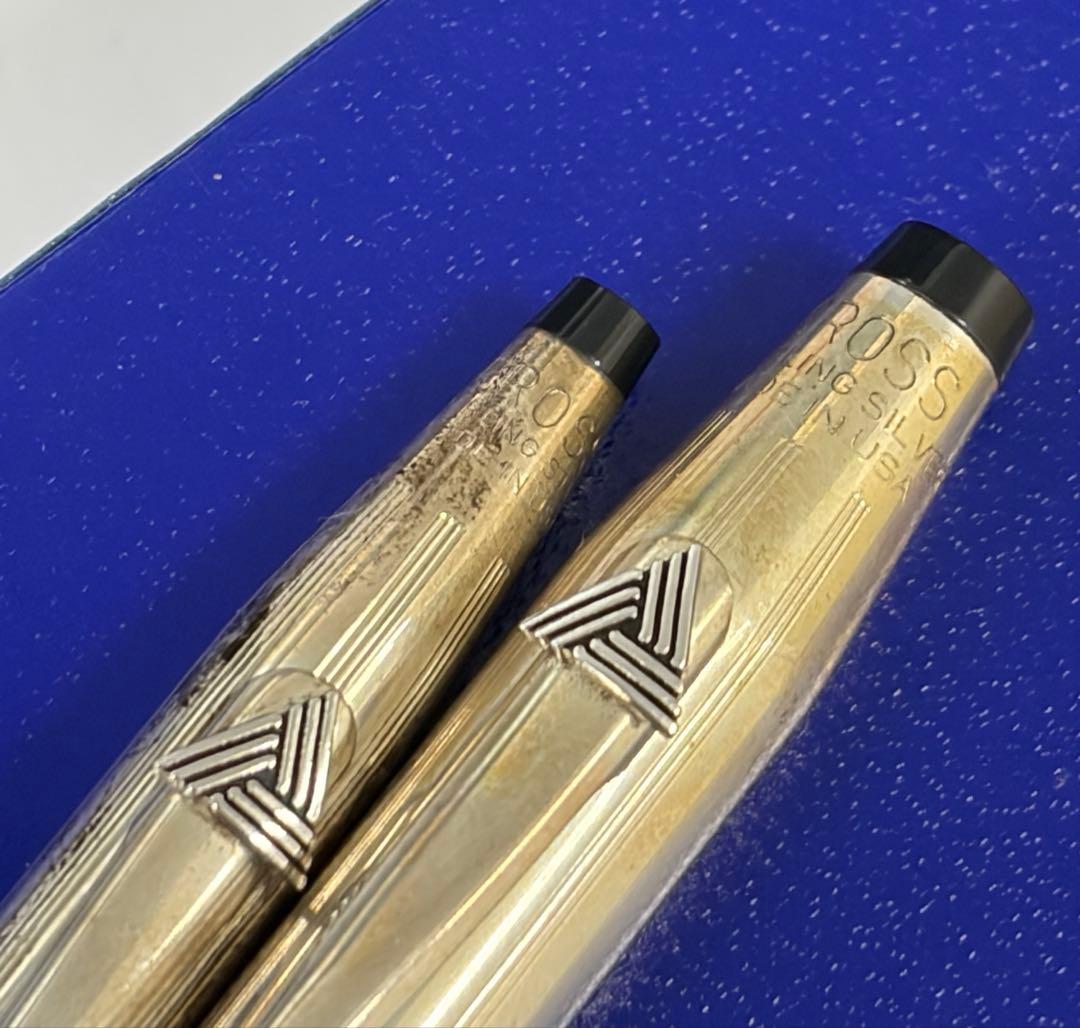 k*h様 CROSS スターリングシルバー　筆記具２本まとめ　クロス