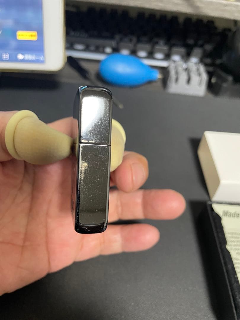 懸賞品HOPE ブラックZIPPO HOPE灰皿セット②