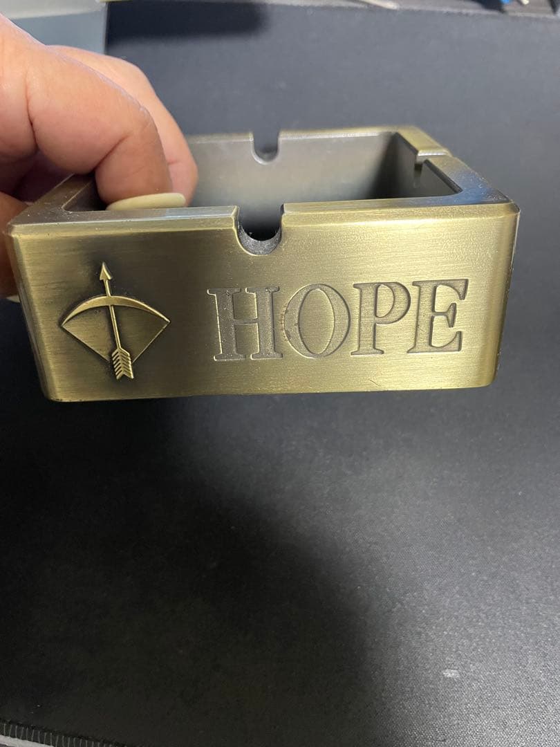 懸賞品HOPE ブラックZIPPO HOPE灰皿セット②