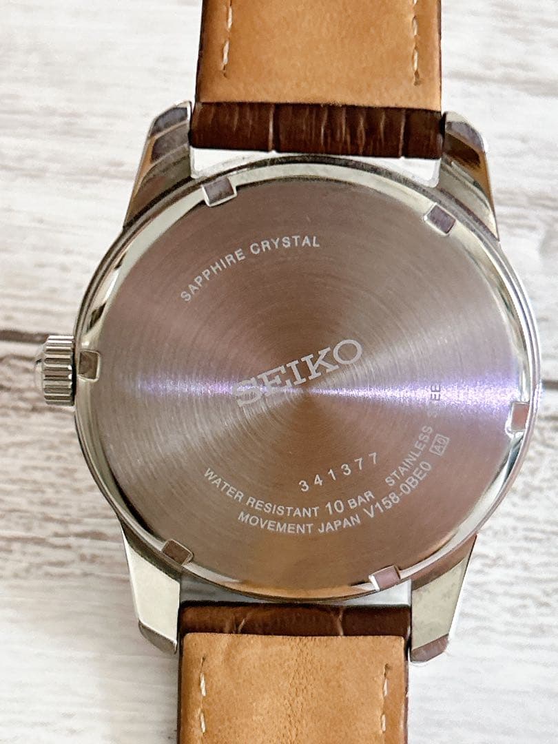 美品【SEIKO】ソーラー 腕時計⟡.·