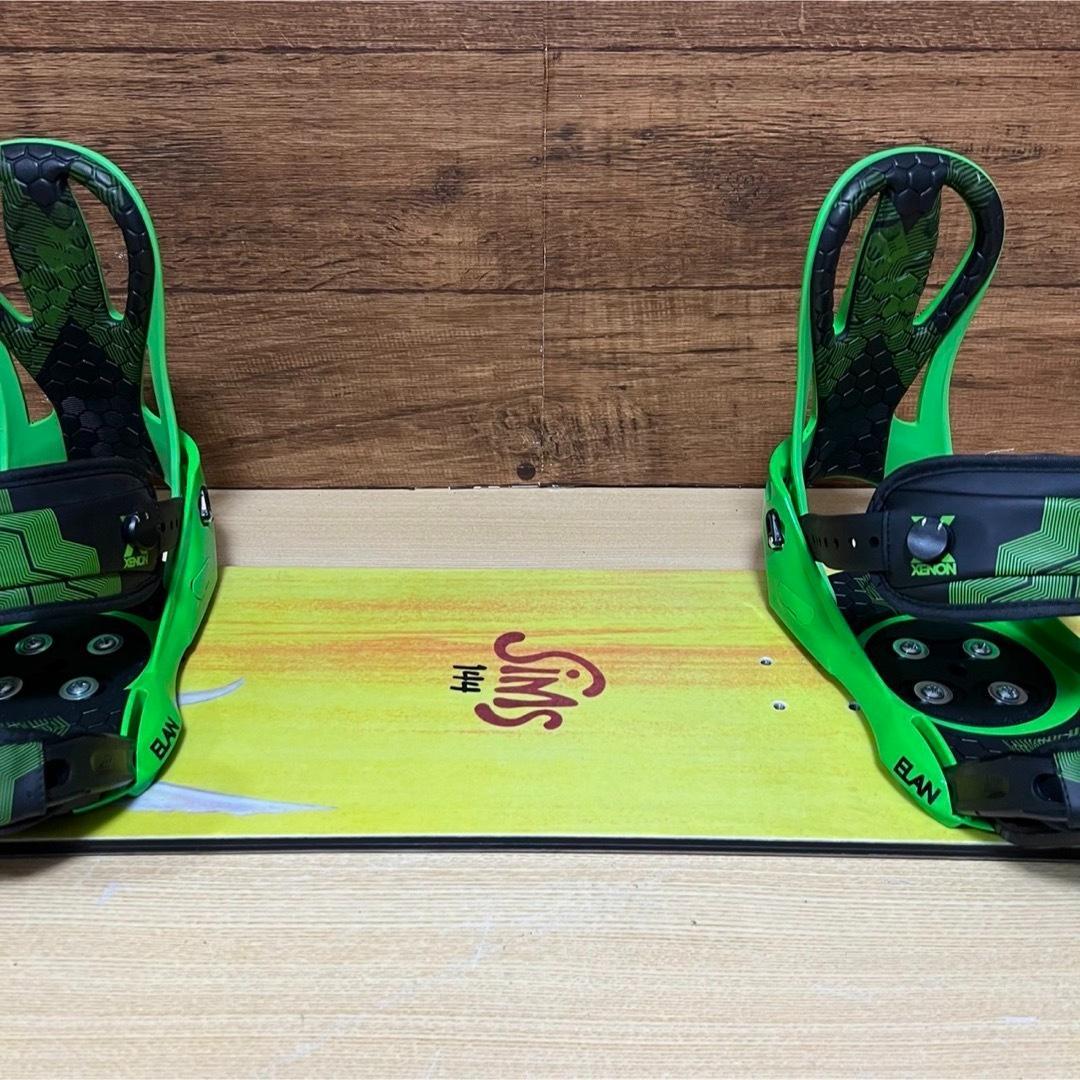 美品　SIMS エラン　サロモン レディーススノーボード　4点セット　144cm