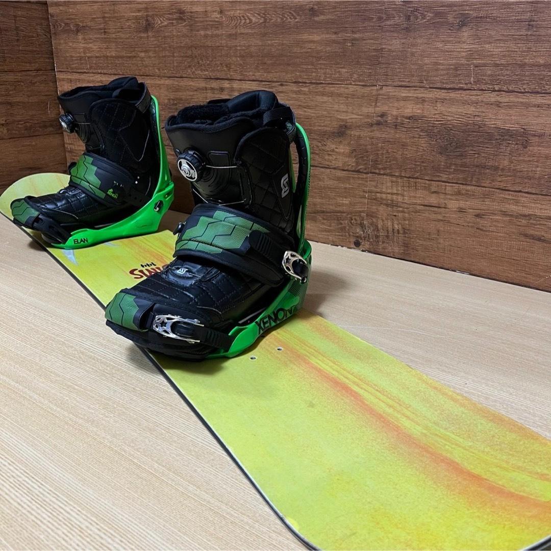 美品　SIMS エラン　サロモン レディーススノーボード　4点セット　144cm