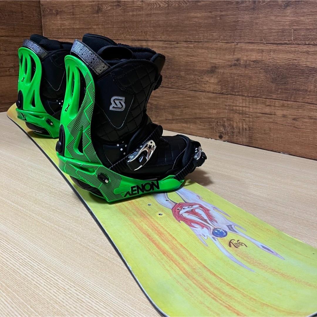 美品　SIMS エラン　サロモン レディーススノーボード　4点セット　144cm