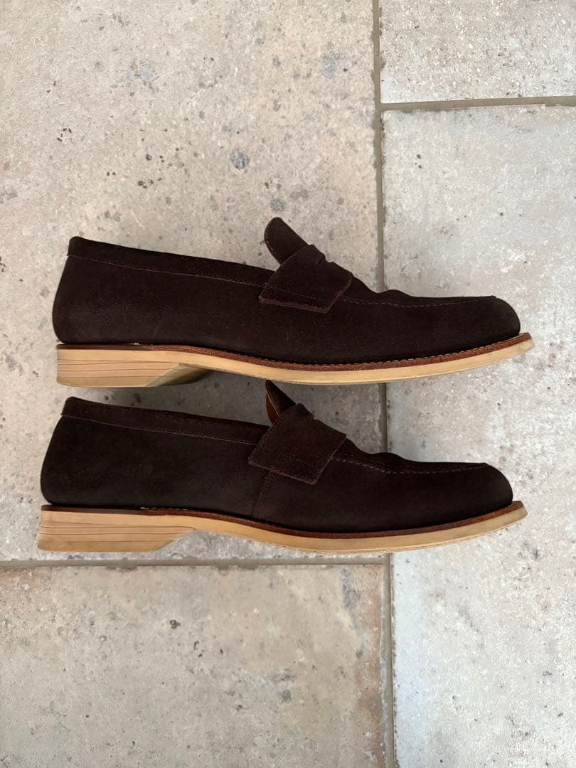 【メル】スコッチグレイン　ローファー　スエード　R-1241 25