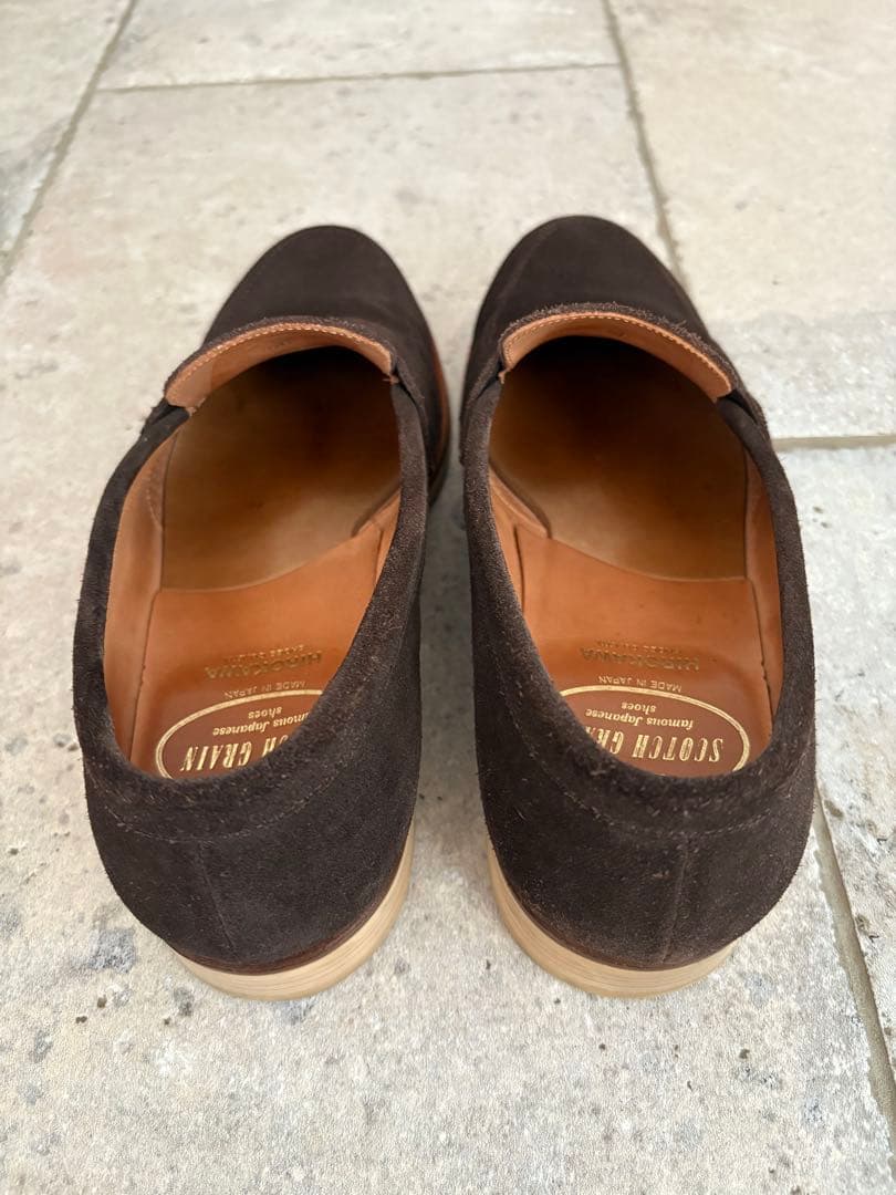 【メル】スコッチグレイン　ローファー　スエード　R-1241 25