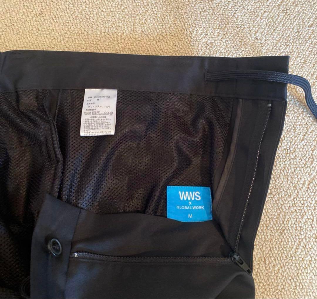 WWS x GLOBAL WORK メンズスーツ M 黒