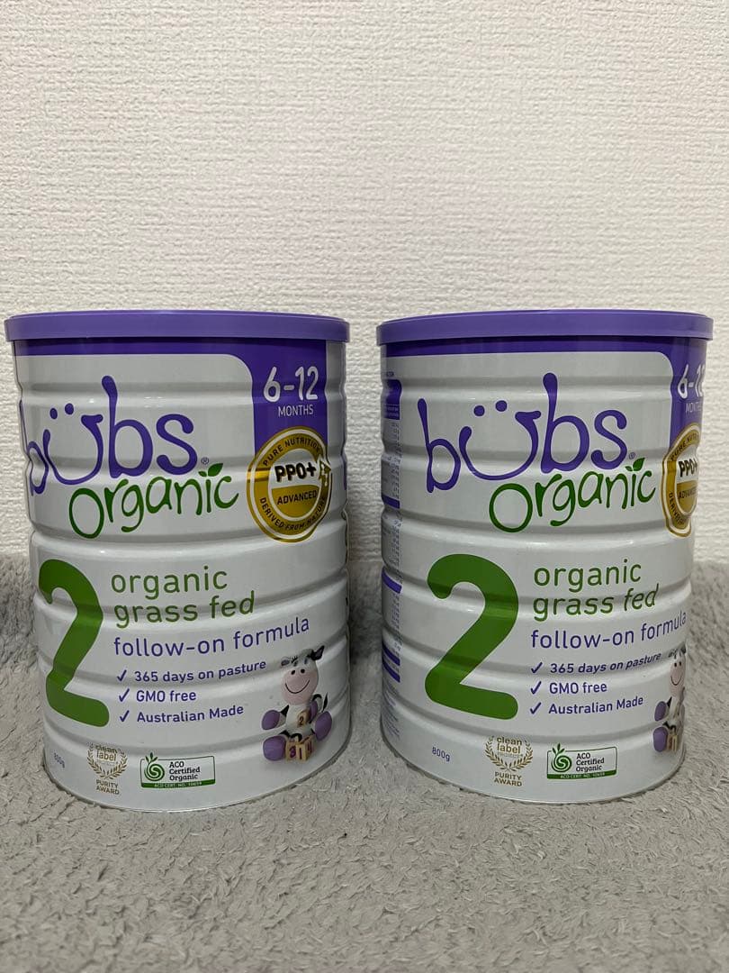 bubs organic オーガニック粉ミルク step2