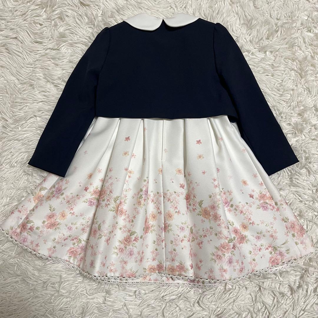 極美品✨ petit main プティマイン 120 花柄フォーマルワンピース