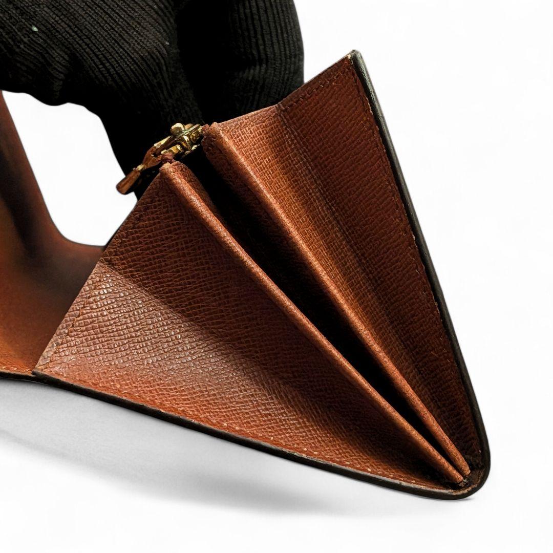 【美品】ルイヴィトン モノグラム ポシェット ポルトモネ クレディ 長財布