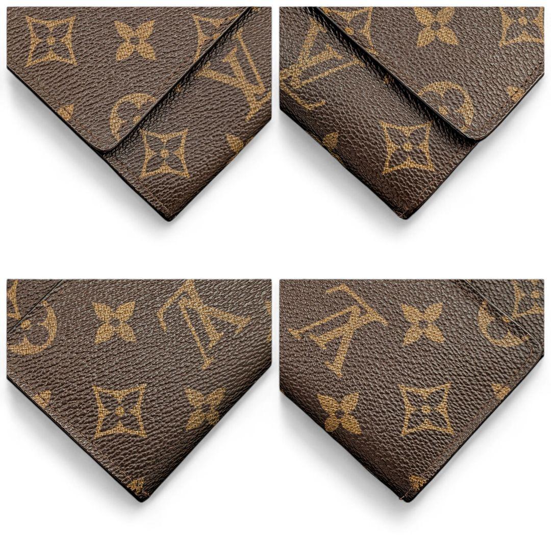 【美品】ルイヴィトン モノグラム ポシェット ポルトモネ クレディ 長財布