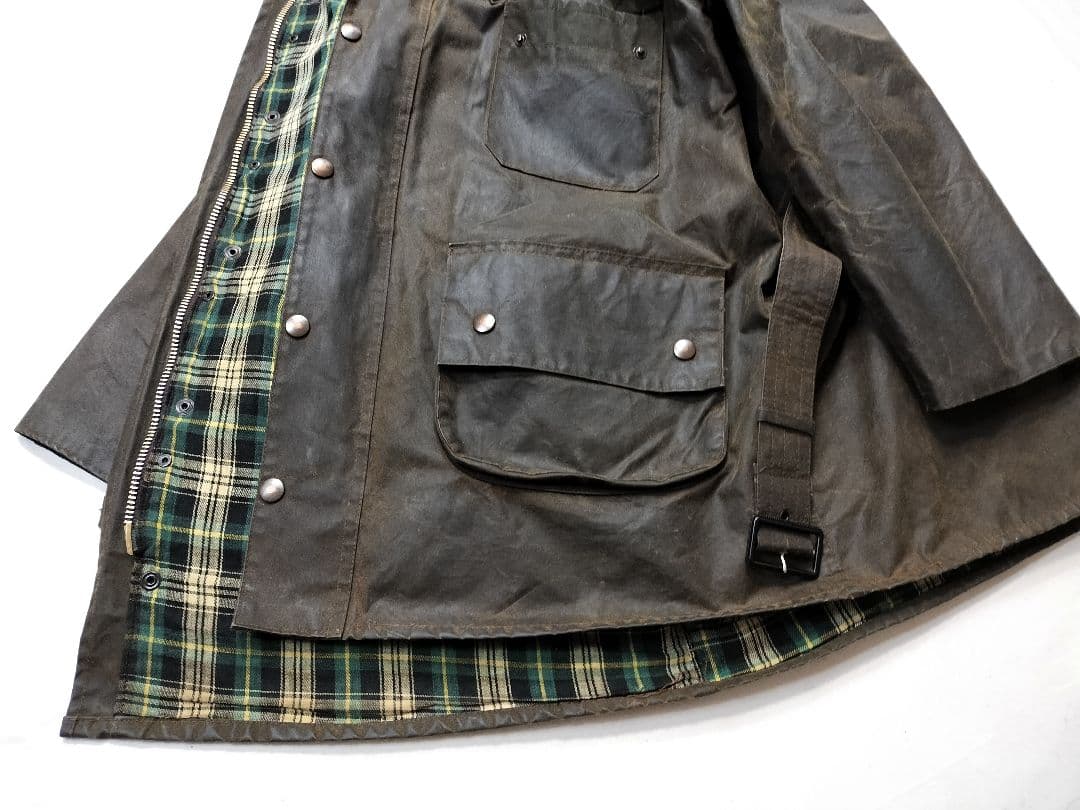 80s 1984年 　BARBOUR SOLWAYZIPPER c44