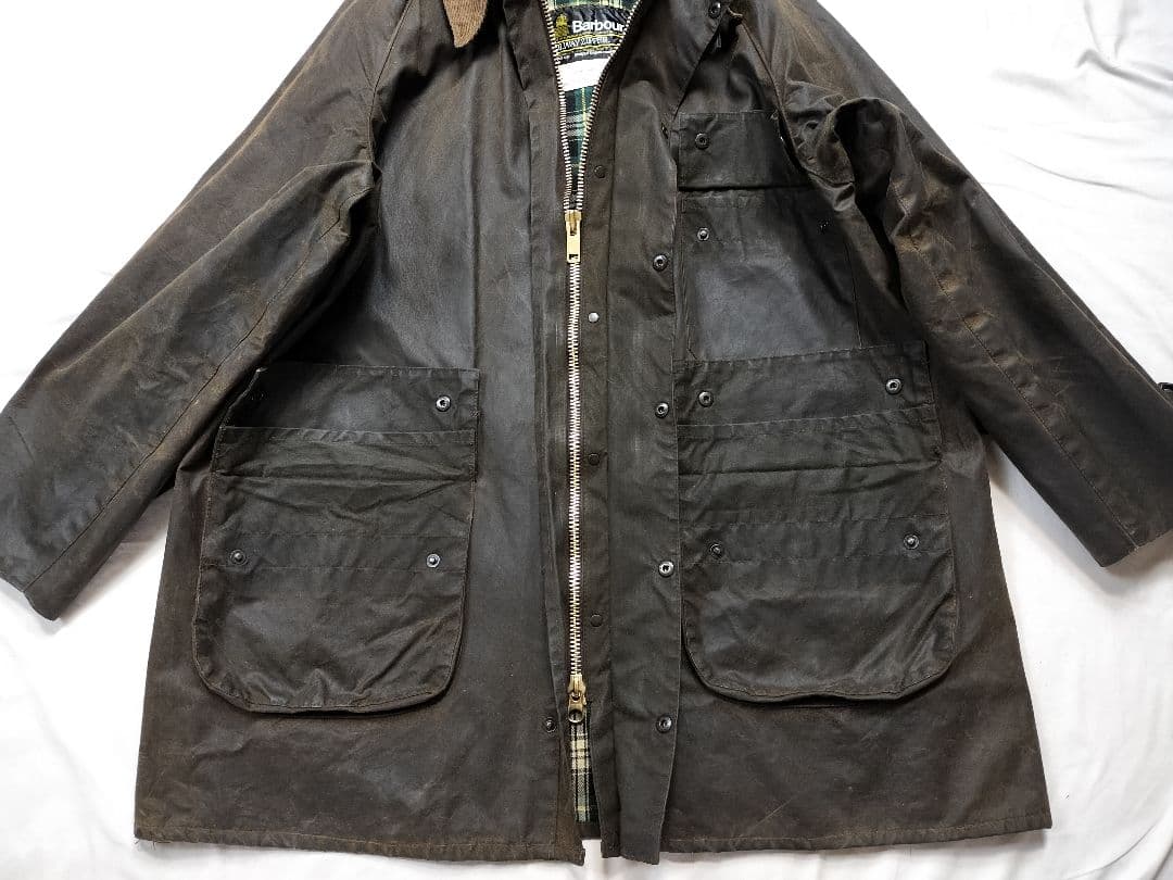 80s 1984年 　BARBOUR SOLWAYZIPPER c44