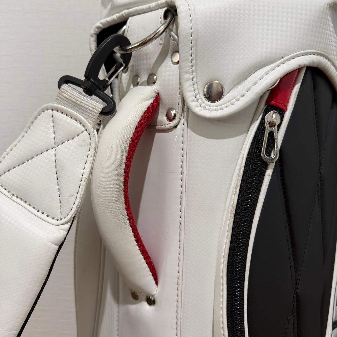 le coq sportif ゴルフバッグ キャディバッグ ホワイト ブラック
