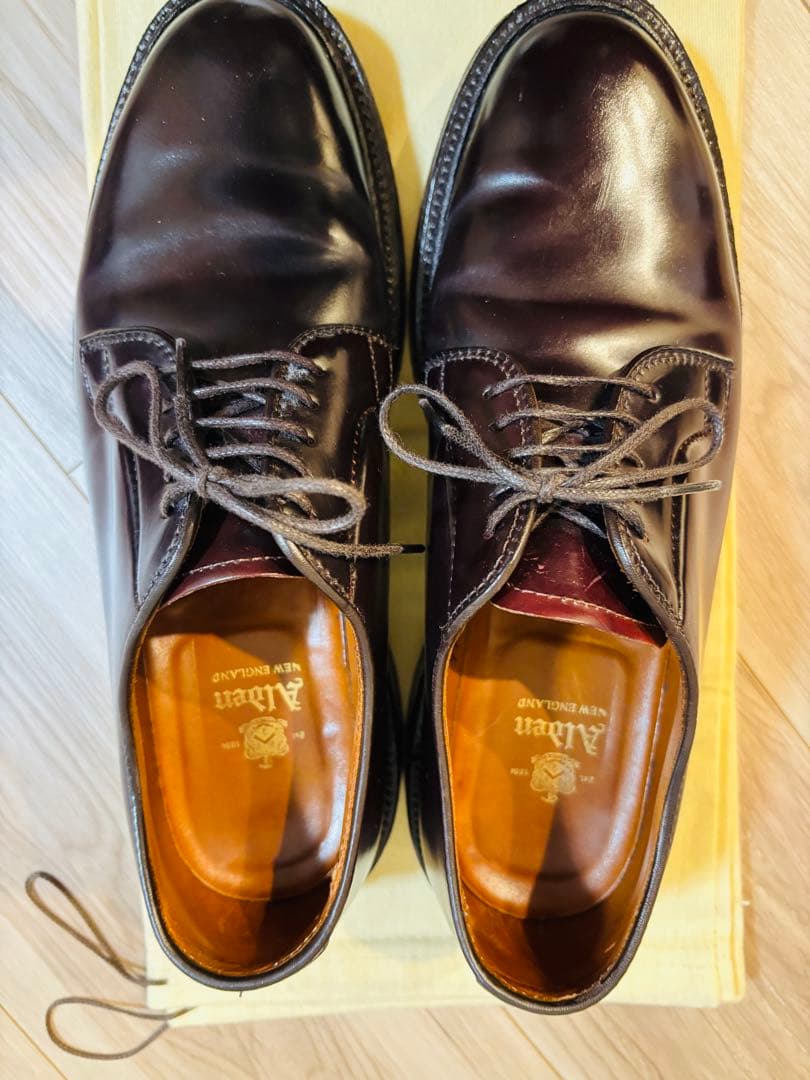 【daidaikin】Alden 990 コードバン 7D バーガンディ
