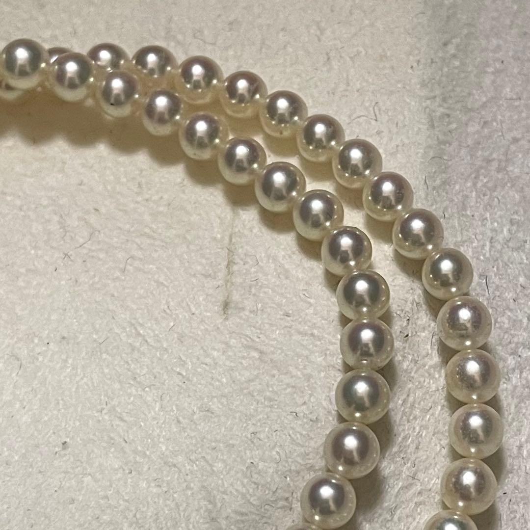 【テリ強✨美品】 あこや真珠 ネックレス ベビーパール 4.0-4.5 本真珠