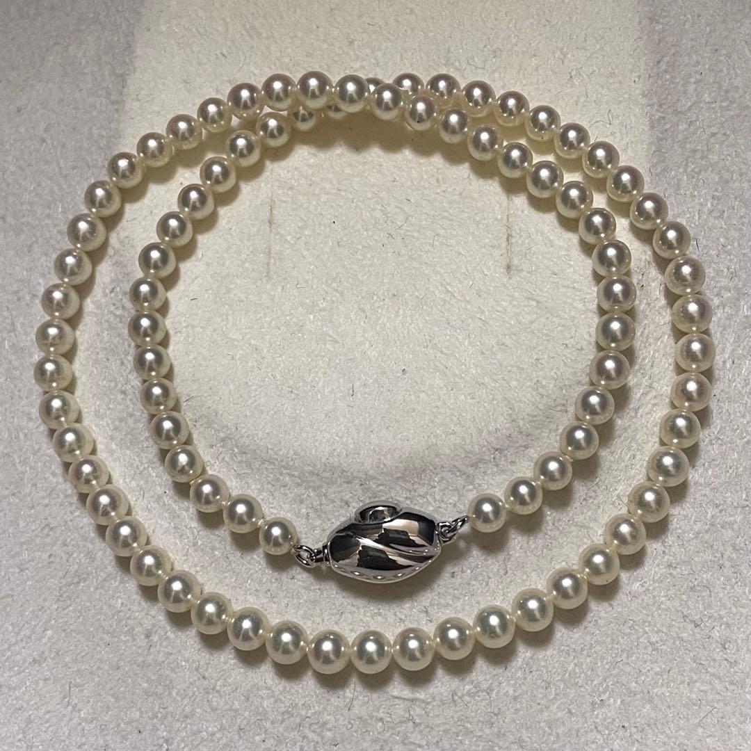 【テリ強✨美品】 あこや真珠 ネックレス ベビーパール 4.0-4.5 本真珠