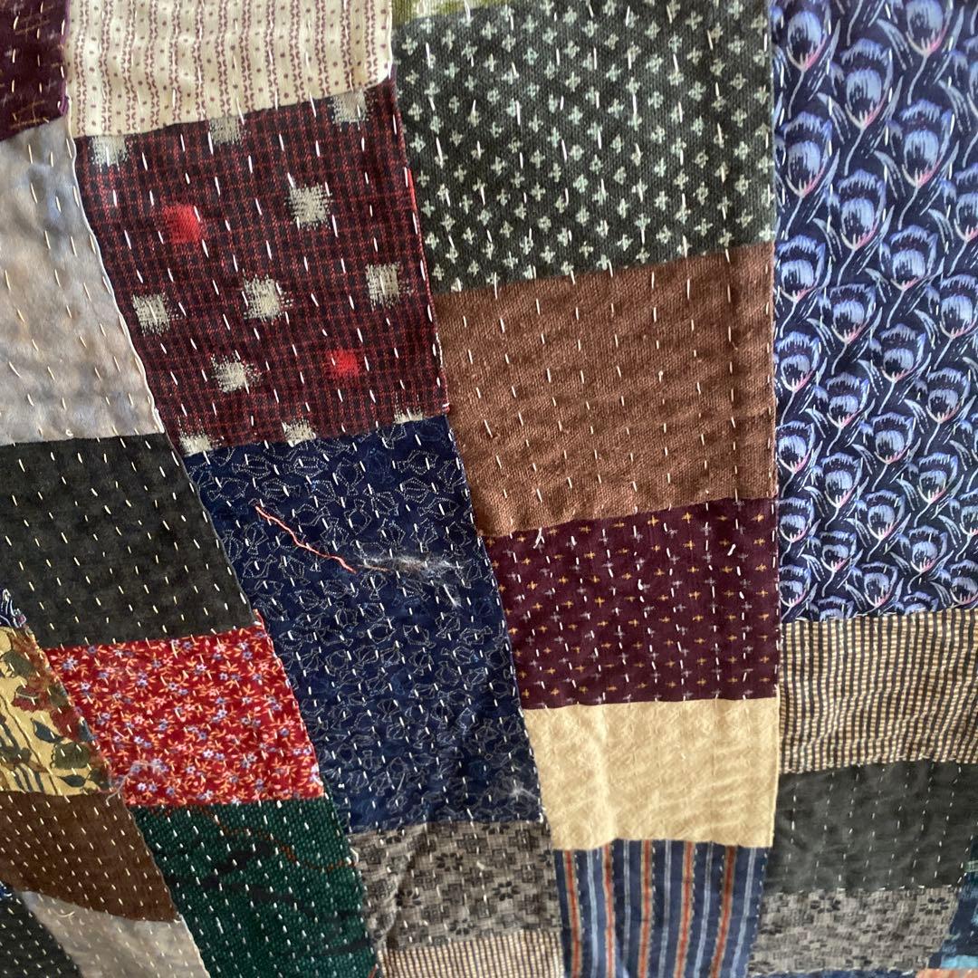 ハンドメイド　パッチワーク　ラリーキルト　カンタキルト　刺子