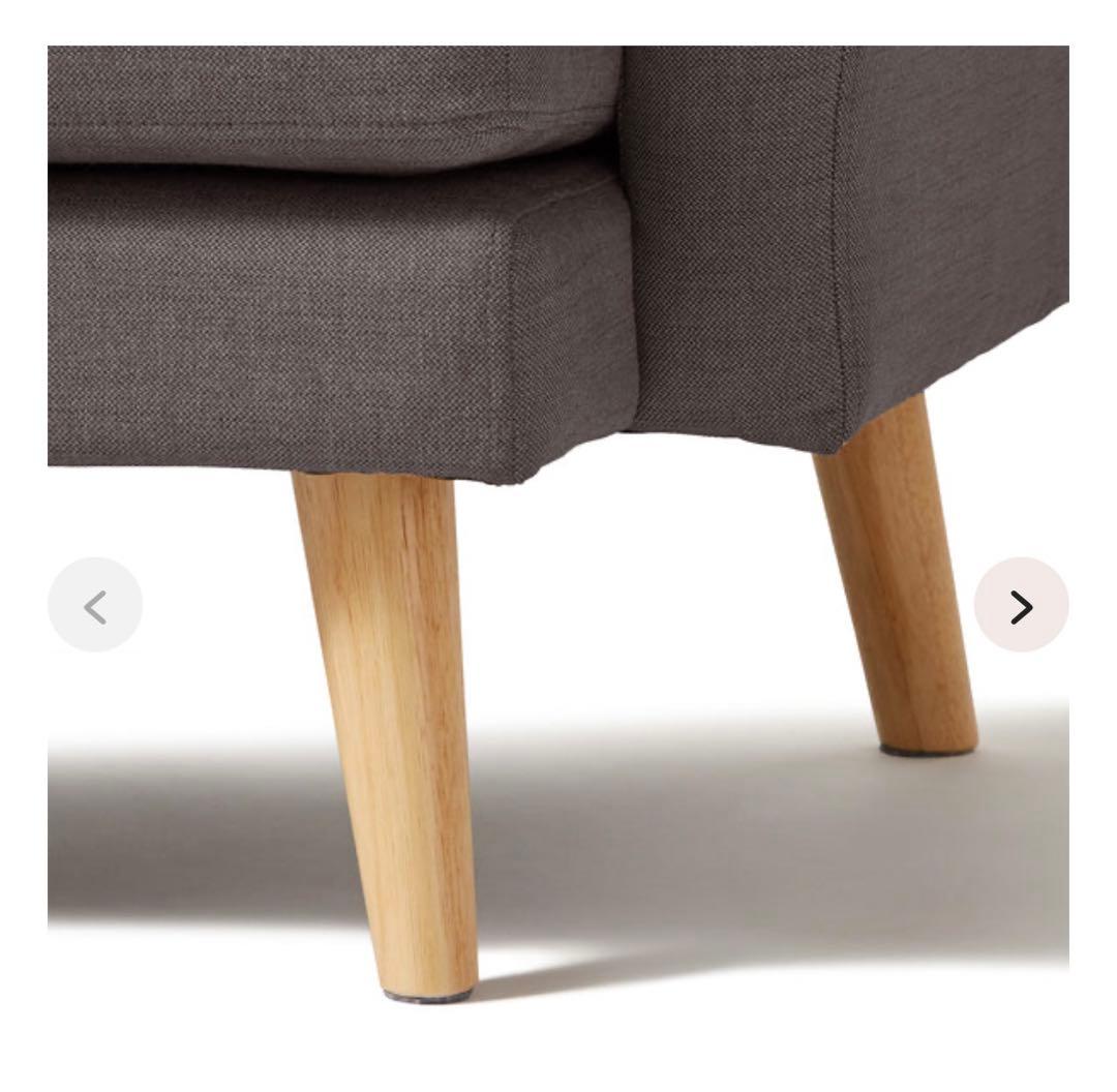 フランフラン Francfranc フルレット 2人掛けソファ グレー