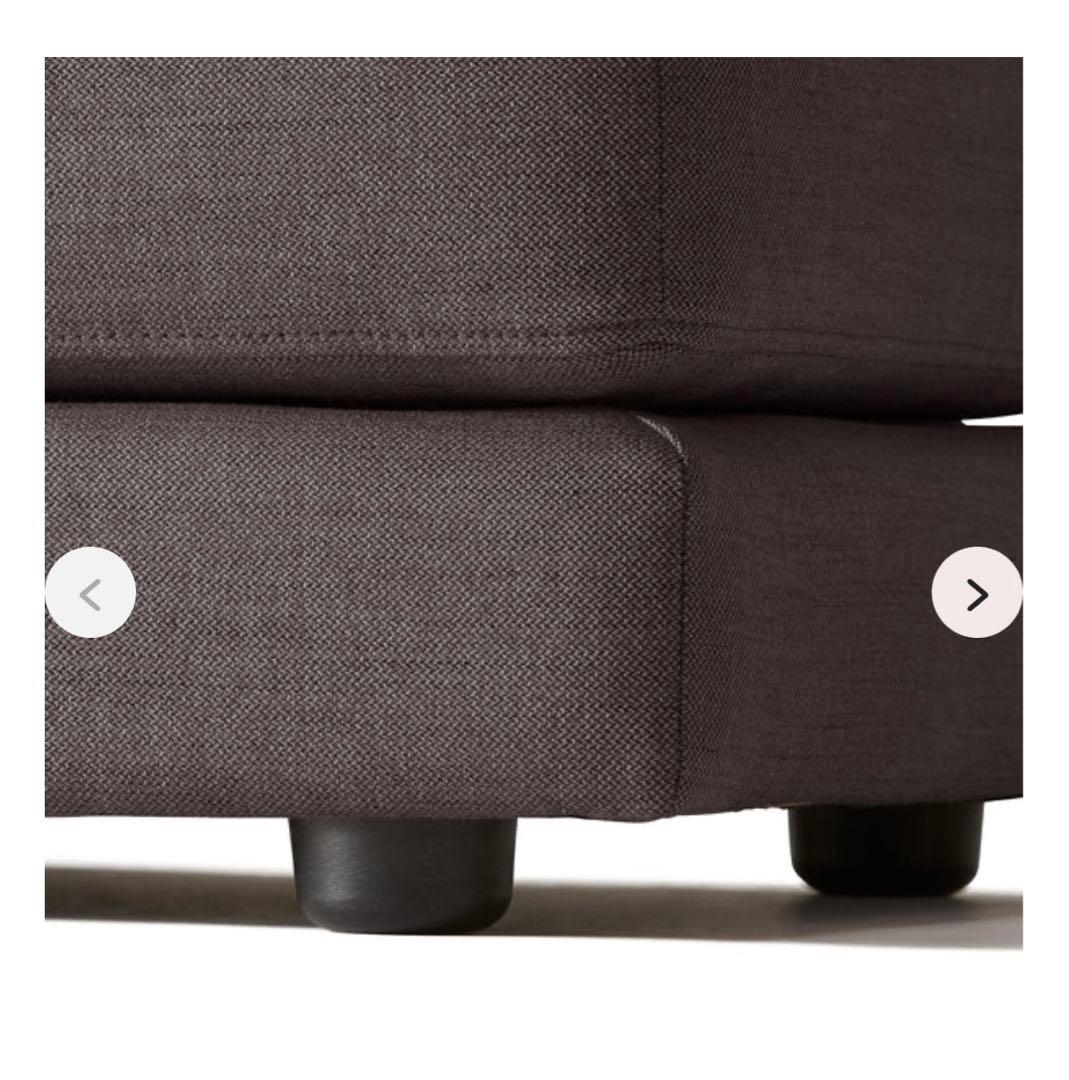 フランフラン Francfranc フルレット 2人掛けソファ グレー