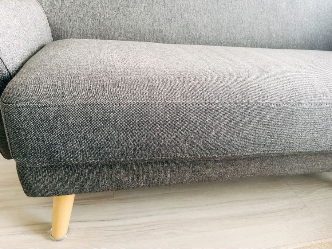 フランフラン Francfranc フルレット 2人掛けソファ グレー