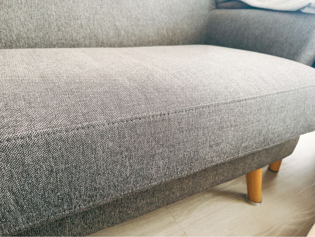 フランフラン Francfranc フルレット 2人掛けソファ グレー