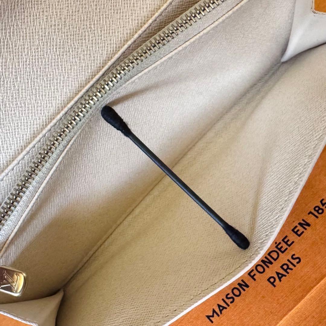 LOUIS VUITTON ダミエ アズール ポルトフォイユ サラ 長財布 美品