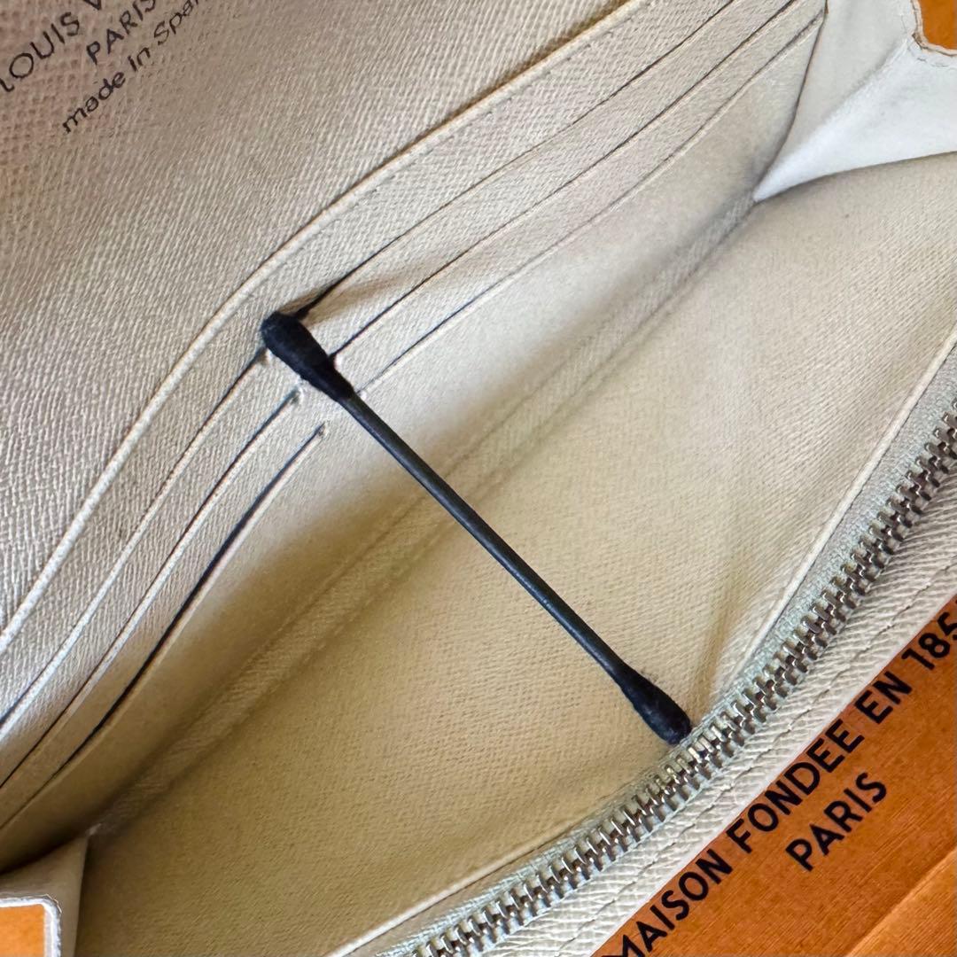 LOUIS VUITTON ダミエ アズール ポルトフォイユ サラ 長財布 美品