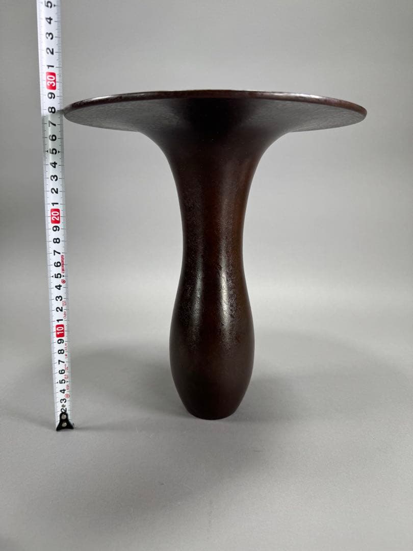 銅花器　いけばな　池坊　立花　古流　小原流　華道具　花瓶　未使用近い