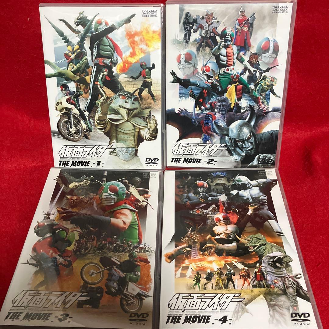 【新品未開封品含む】仮面ライダー THE MOVIE BOX〈初回限定生産・4枚