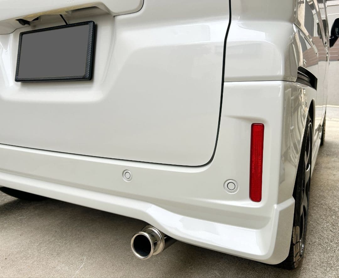 aMK53SMK54Sスペーシアカスタム(FF,NA)用マフラーカッター軽自動車