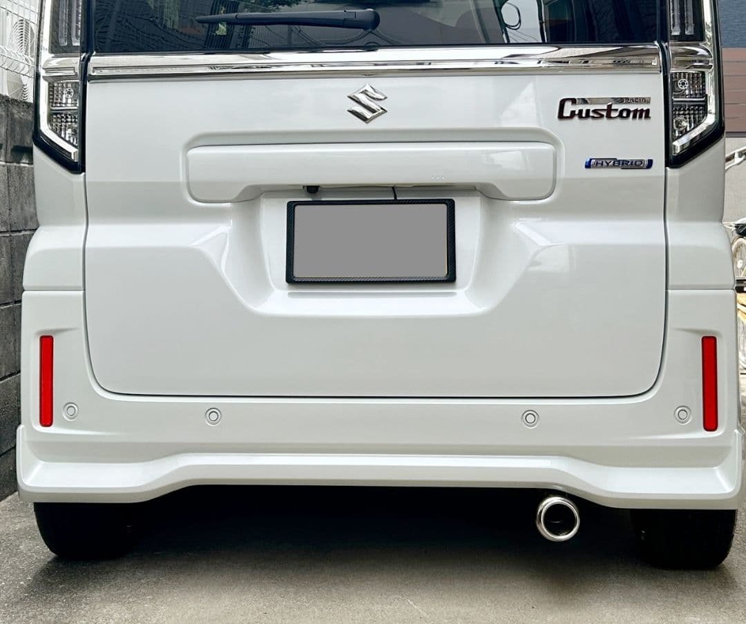 aMK53SMK54Sスペーシアカスタム(FF,NA)用マフラーカッター軽自動車