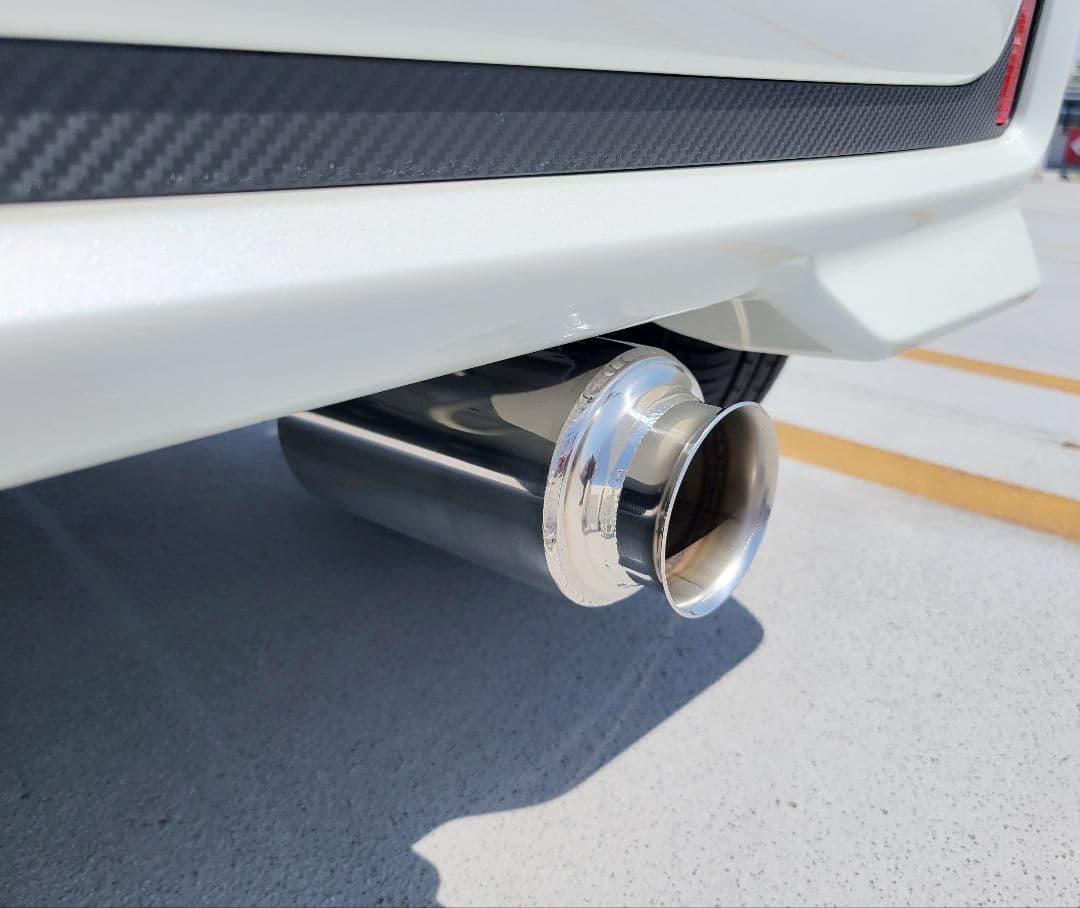 aMK53SMK54Sスペーシアカスタム(FF,NA)用マフラーカッター軽自動車