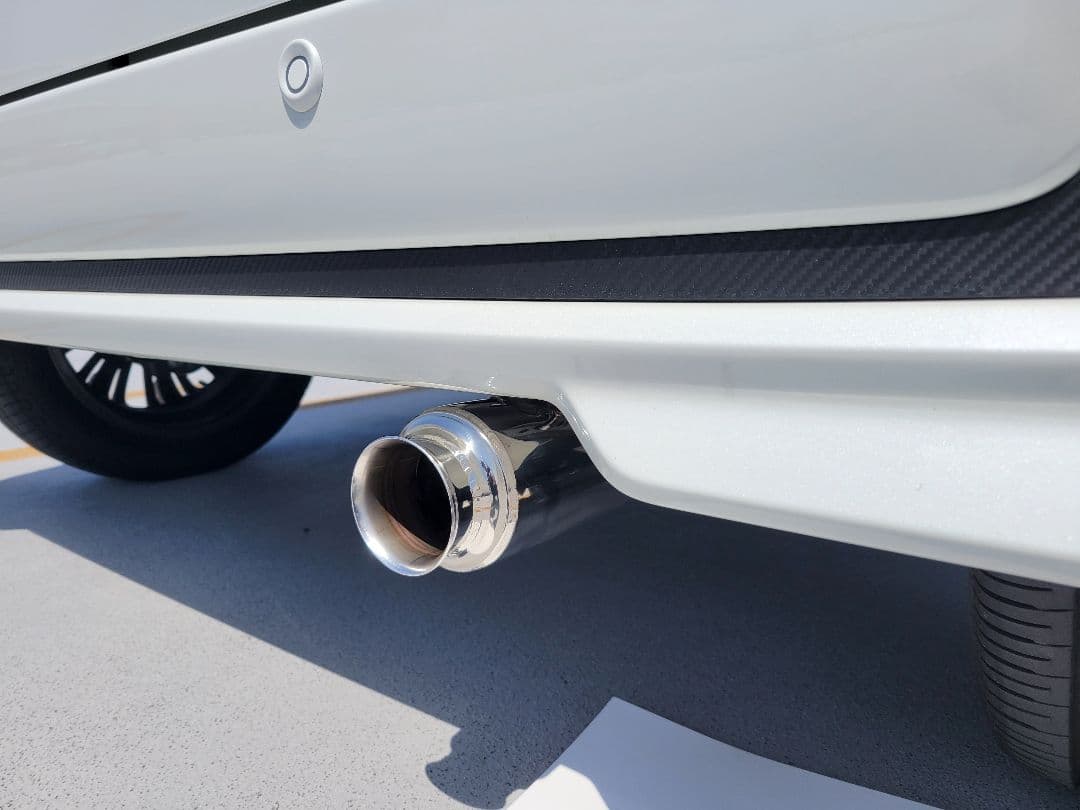 aMK53SMK54Sスペーシアカスタム(FF,NA)用マフラーカッター軽自動車