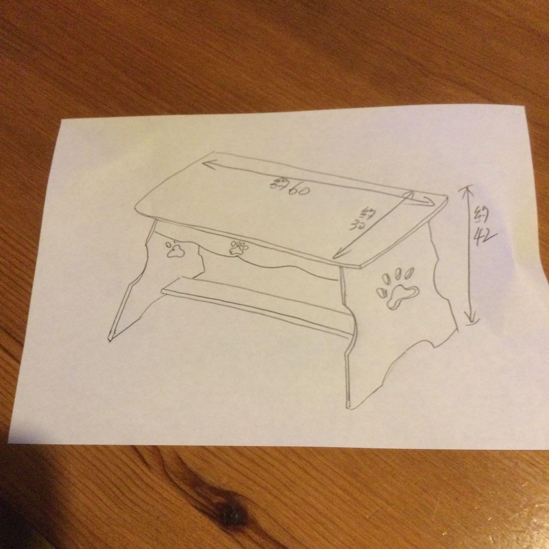 ninaさま専用ページ♡ カントリーハート　ベンチ型スツール　肉球