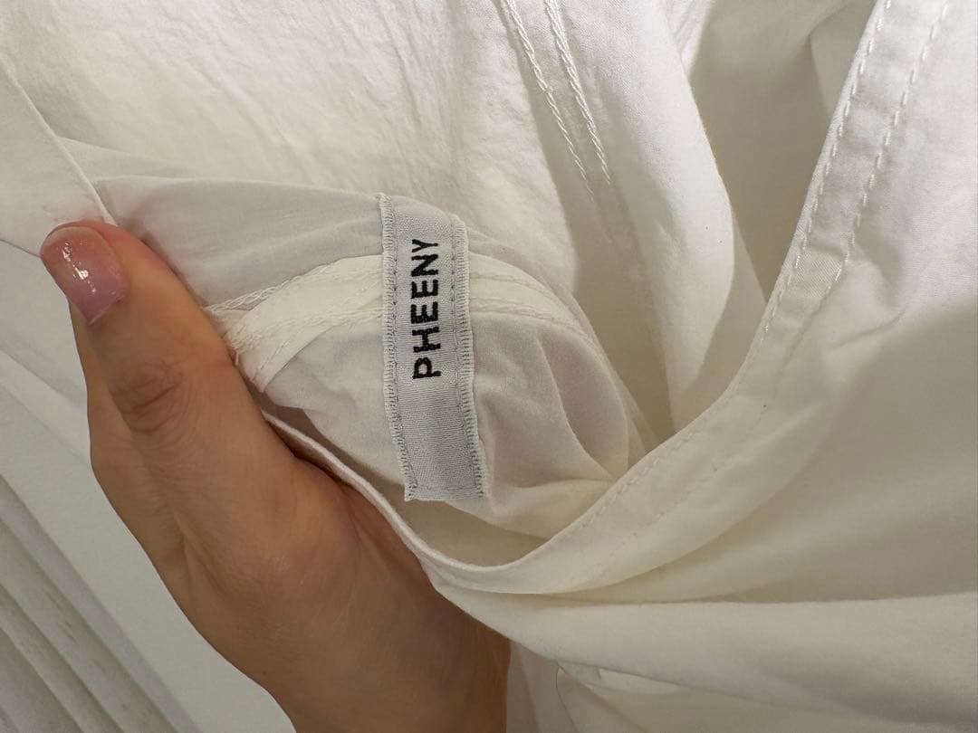 期間限定値下げ　PHEENY サロペット 白