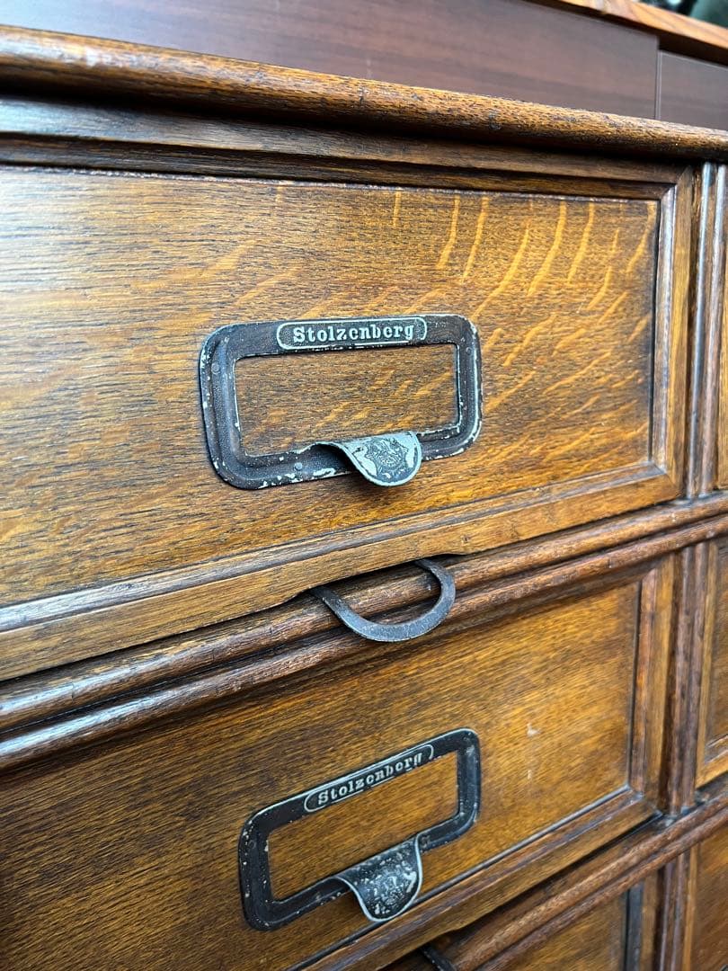アンティーク　ファイリングキャビネット　stolzenberg