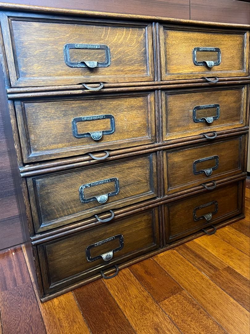 アンティーク　ファイリングキャビネット　stolzenberg