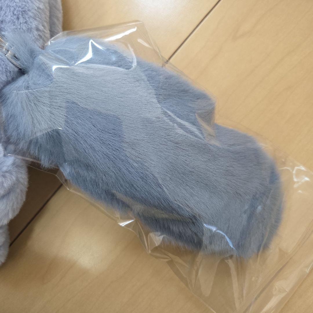 アナスイミニ　ネコファーブルーリバーシブル　ジャケット　ジャンパー160 XL