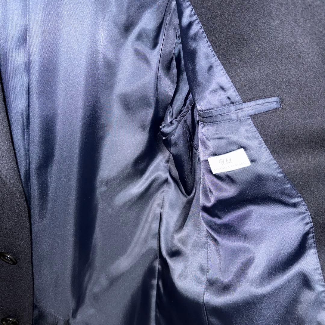 SUIT SQUARE スーツスクエア　チェスターコート メンズ　ネイビー　S