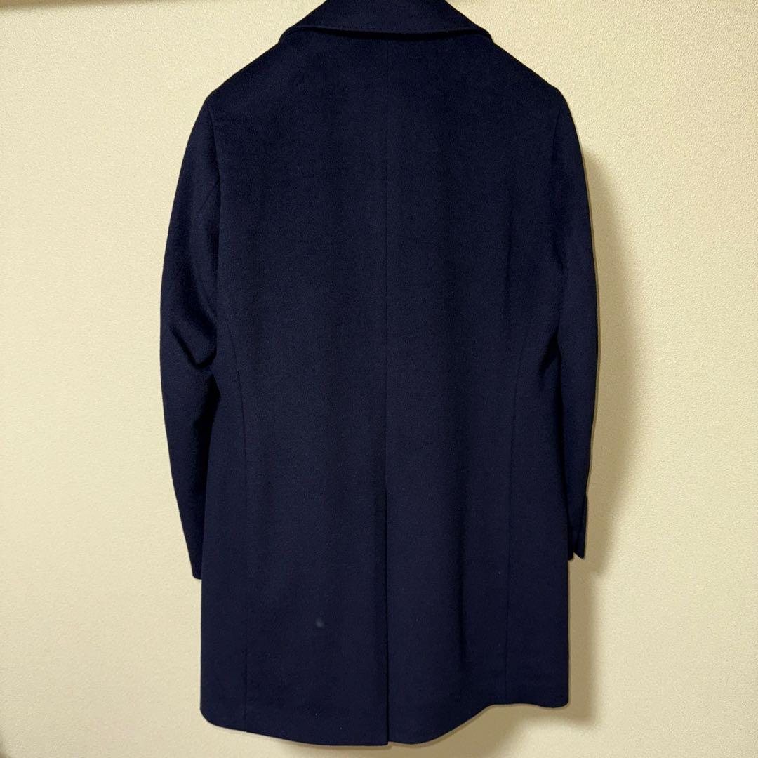 SUIT SQUARE スーツスクエア　チェスターコート メンズ　ネイビー　S