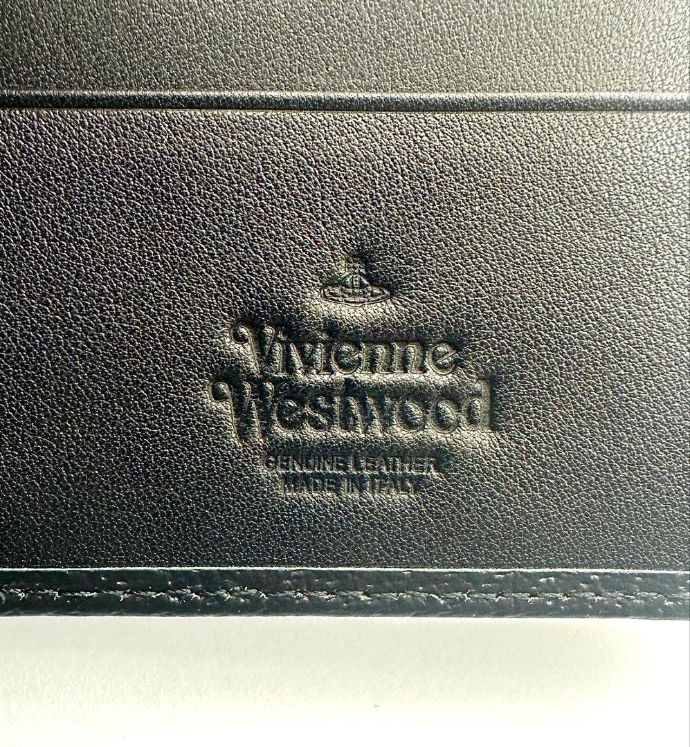 【新品★希少】 Vivienne Westwood二つ折り財布 ブラック/黒