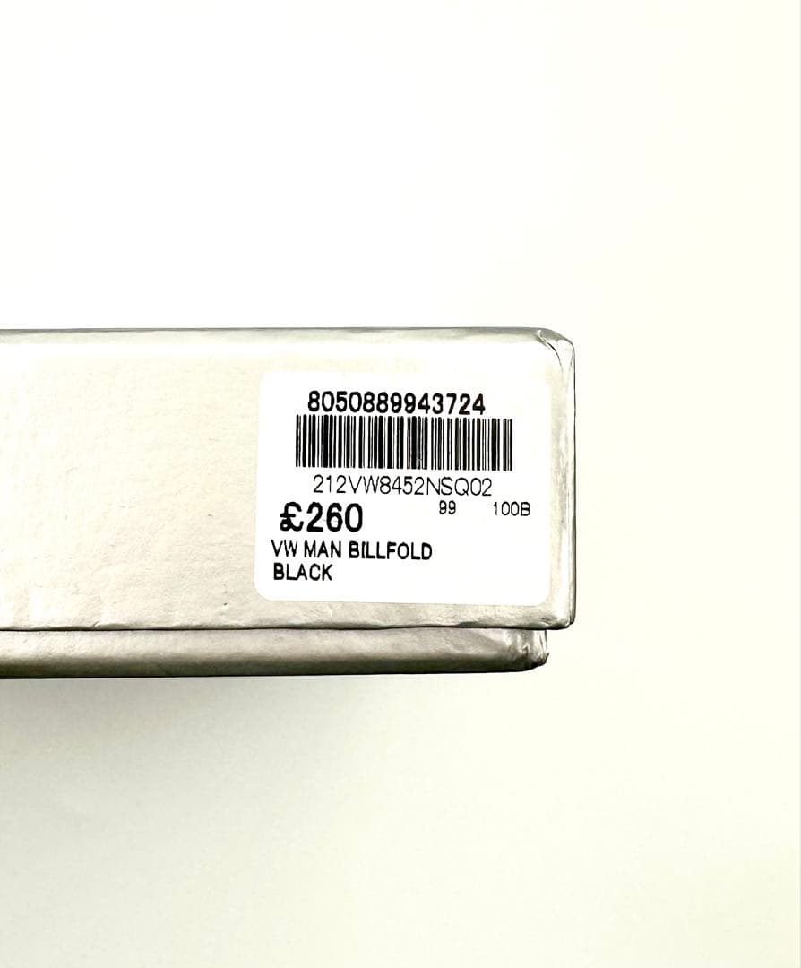 【新品★希少】 Vivienne Westwood二つ折り財布 ブラック/黒