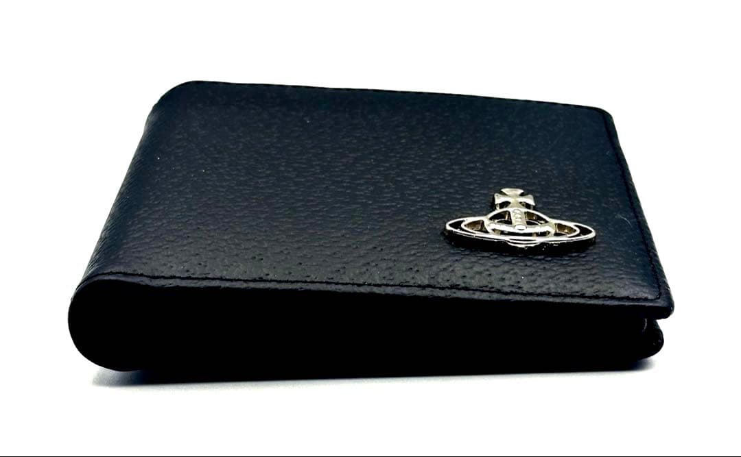 【新品★希少】 Vivienne Westwood二つ折り財布 ブラック/黒