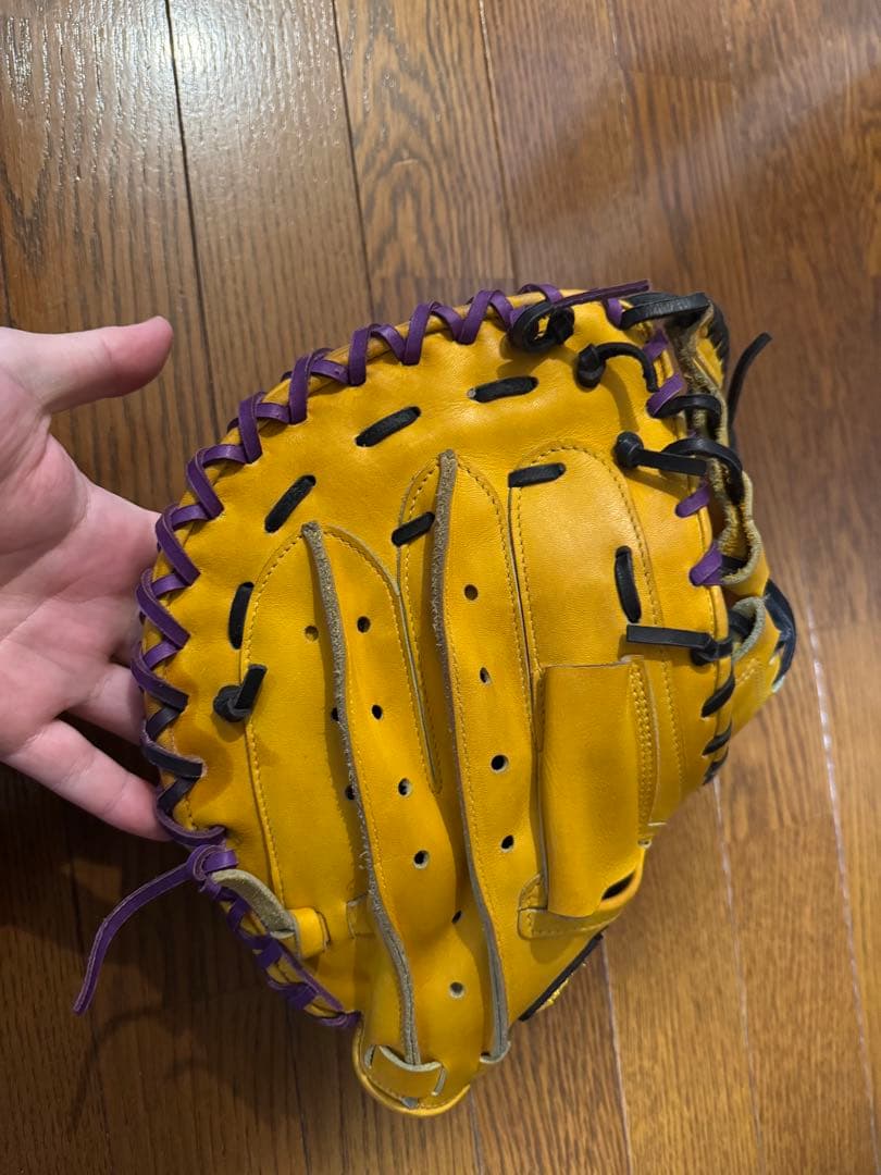 【美品】Zeemsキャーストミット 軟式・ソフトボール キャッチャー ファースト