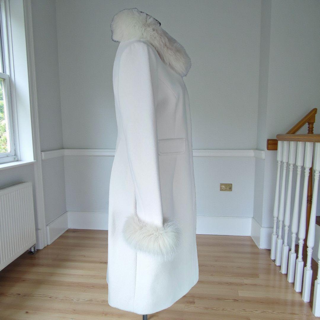 【新品未使用】ミッシュマッシュ 2way アンゴラ混 フォックスファーコート М