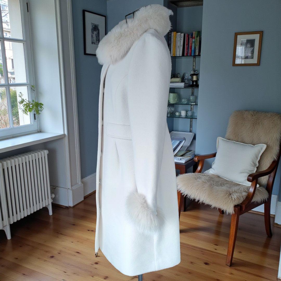 【新品未使用】ミッシュマッシュ 2way アンゴラ混 フォックスファーコート М