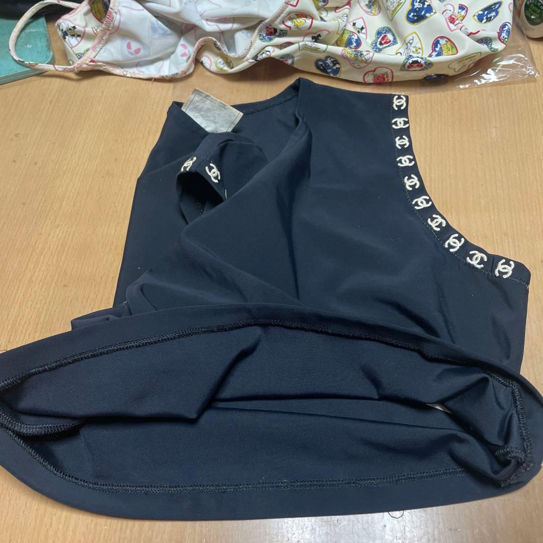 CHANEL タンクトップ ヴィンテージ　シャネル　97年レア物　ココマーク刺繍